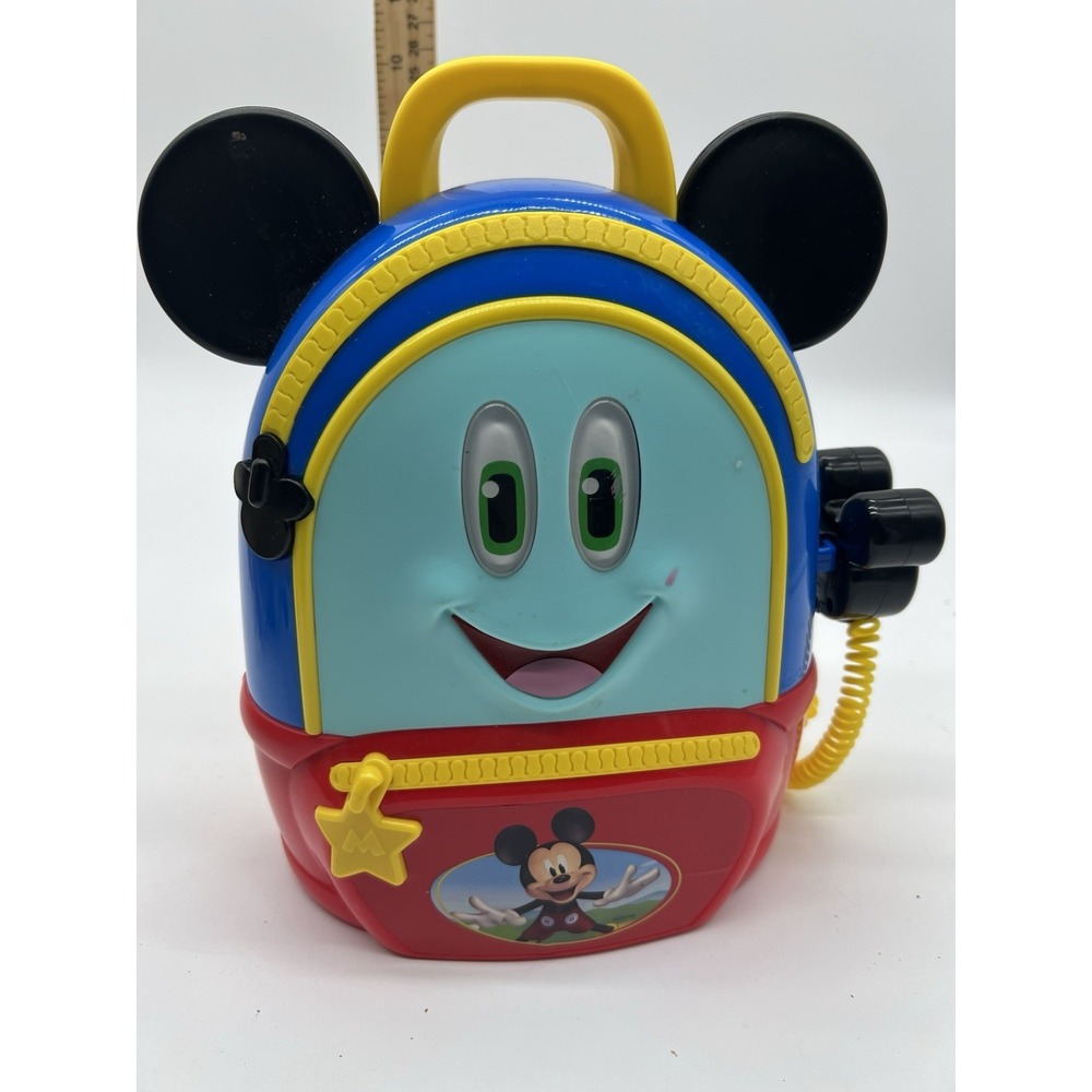Disney Junior Mickey Mouse Funhouse‎ Adventures Backpack Pretend Play (Works)
